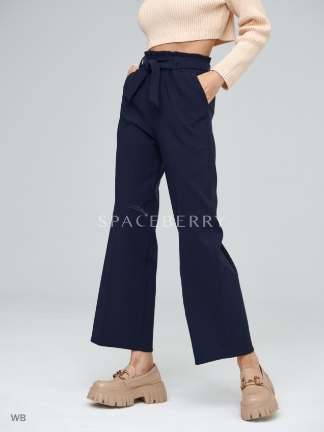 Женские широкие брюки, штаны классика